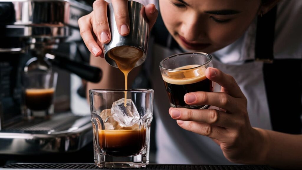 What is a Shaken Espresso Made With