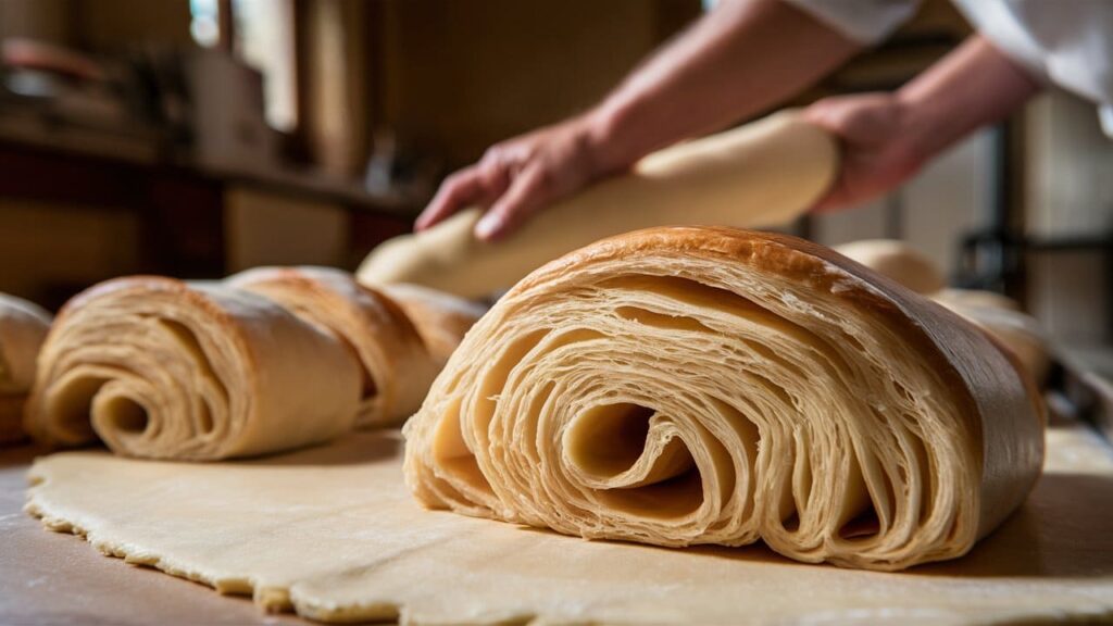 croissant dough vs puff pastry